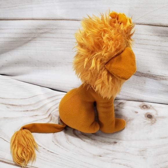 Vintage Steinman Kitshy Lion 7" Plush Stuffed Animal Crown A&J Distributing 70s - Picture 4 of 9